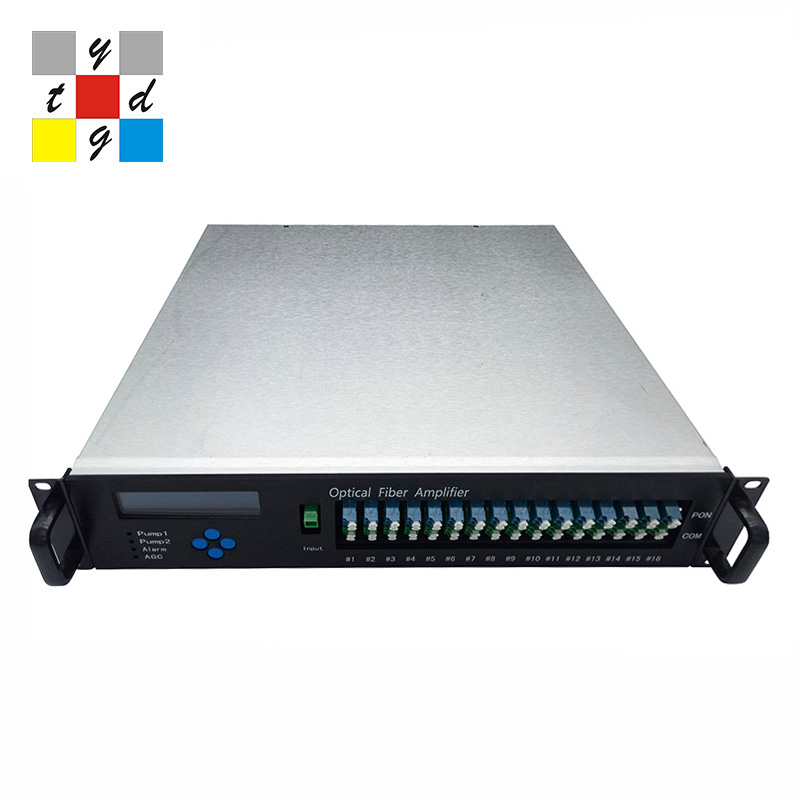 32 port 23 dbm EDFA with wdm dual power /JDSU pump /SNMP